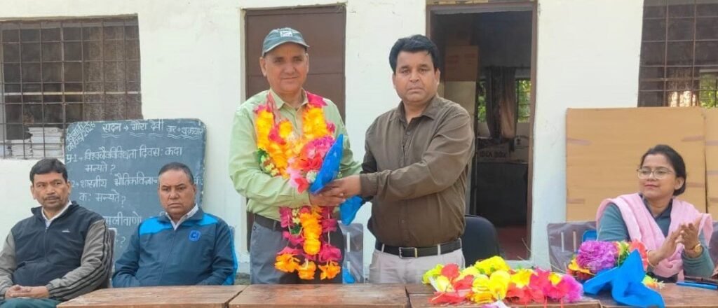 राइका थिरपाक के लिए गौरव का क्षण, महेंद्र चौहान बने चैम्पियन टीचर