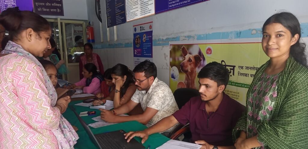 सेवा पखवाड़े में जिला अस्पताल में लगा स्वास्थ्य शिविर