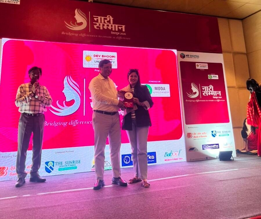 एचटी डिजिटल स्ट्रीम्स लिमिटेड द्वारा शिल्पा भट्ट को उत्कृष्ट उद्यमिता के लिए “नारी सम्मान” से किया सम्मानित